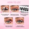 570Pcs Cluster Lashes Individual Eyelashes, DIY Curly Eye Lashes Extensions,