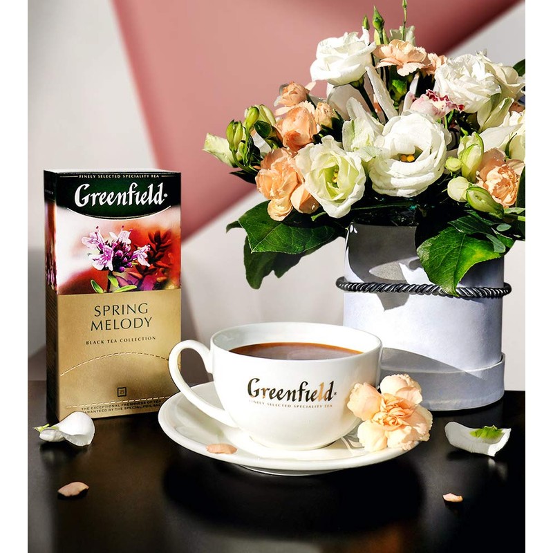 Greenfield Spring Melody Black Tea Fruit & Herbal Collection 25