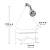 Zenna Home Rust Resistant Hanging Shower Caddy, Over the Shower