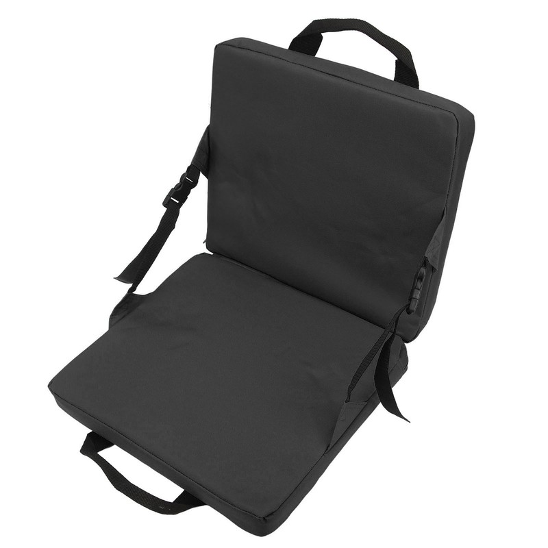 Outdoor Foldable Chair with Backrest Soft Sponge Cushion Back Chair