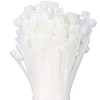 Faithfull CT300W Cable Ties White 300 x 4.8mm (100 Pieces)