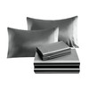 Elegant Comfort Luxurious 4-Piece Silky Satin Sheet Set, Skin and