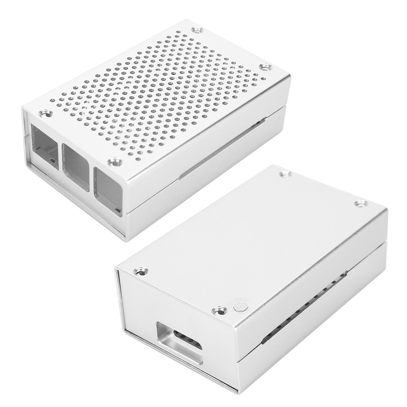 Aluminum Alloy Protective Shell Dustproof Heat Dissipation Enclosure for Raspberry