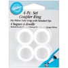 Wilton 4 Piece Decorating Tip Coupler Ring Set