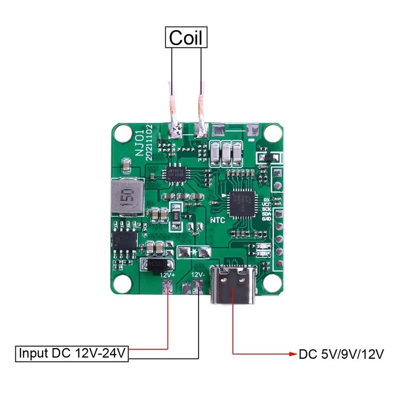 QI Wireless Charging Module, 12V 20W Large Power QI Wireless