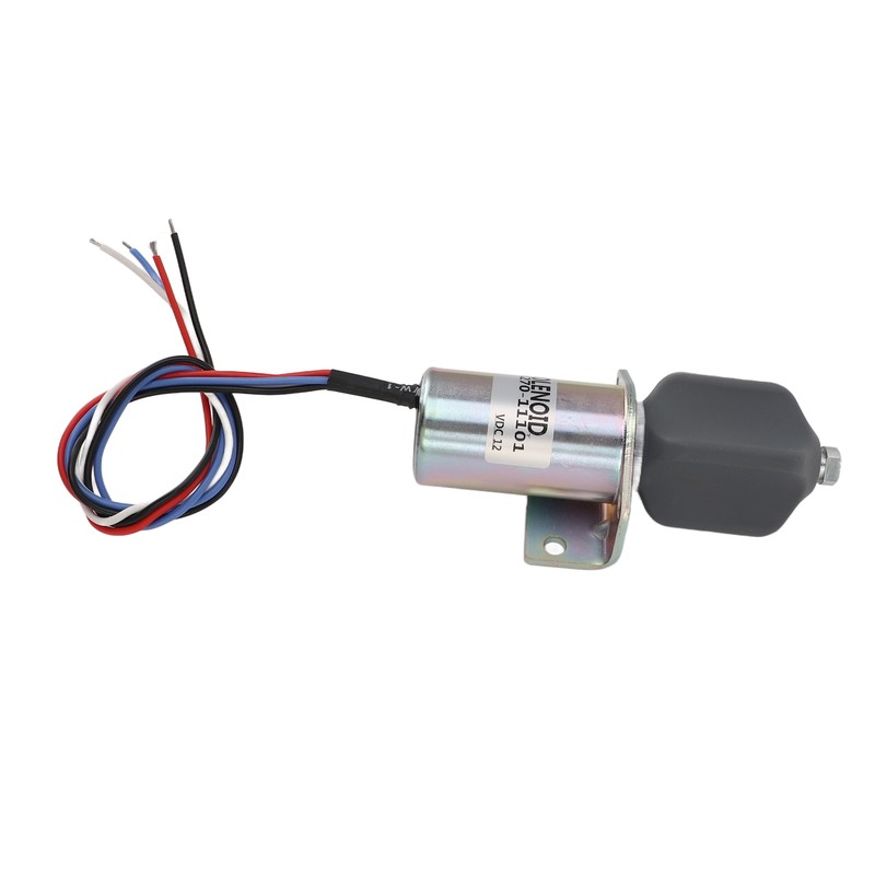 12V Electric Exhaust Solenoid High Accuracy Anti Interference 4 Wire
