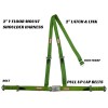 RACERDIREC 2" LATCH & LINK Y RACING HARNESS 3 POINT