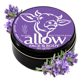 Crema Facial Sebo Bovino Lavanda 60ml Suaviza Y Humecta Todo Tipo De Piel Día/noche