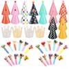 44-Piece Party Hats and Party Blower Set, New Year's Eve