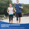 1 x Compression Knee Bandage with Adjustable Velcro Bandage for