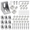 Pack of 10 Angle Mounting Material, 90 Degree Corner Connectors,