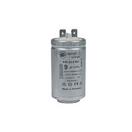 Motor Starting Capacitor 9 µF uF 450 V Electrolux AEG 125002022 DUCATI