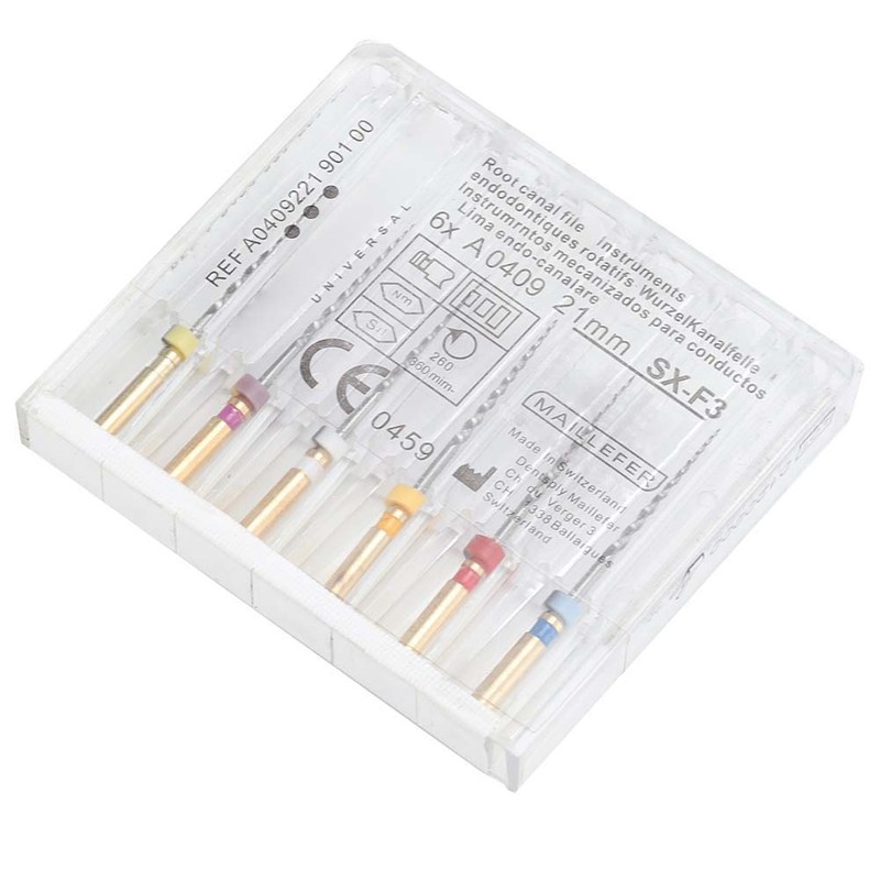6Pcs Professional Dental Root Canal Niti File Endodontic Needles Dental