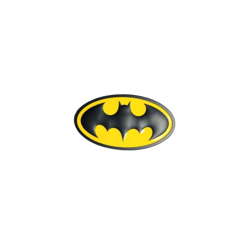 Fan Emblem DC Comic Logo for Vehicles (Black-Yellow)