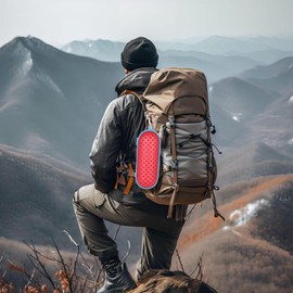 Tiudium Swim Goggle Case for Swimming Goggles, EVA Carrying Case with Drain Hole Zipper Sunglasses Case with Clip Blue