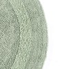 Homescapes Semi-Circular Bath Mat, Sage Green, Premium Bath Mat 50