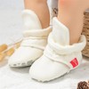 SOFMUO Unisex Newborn Baby Cotton Booties Non-Slip Sole for Toddler