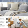 LINGKY Sofa Cover, Couch Cover, 1-/2-/3-/4-Seater, Non-Slip Sofa Protector, L-Shaped,