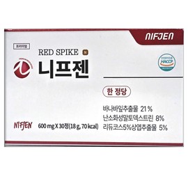 Nifgen Spike Premium 600mg x 30 tablets / 니프젠 스파이크 프리미엄 600mg x 30정
