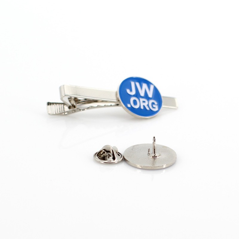 Perfect JW.Org Gift-Jw.org Necktie Clip and Lapel Pin Set With