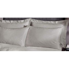 Catherine Lansfield Satin Stripe 300 Thread Count Oxford Pillowcase Pair Grey