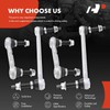 A-Premium Set of 4, Front & Rear Sway Bar Links