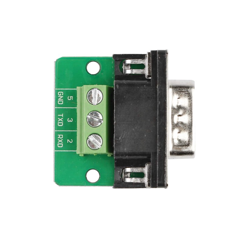 Futheda D-sub DB9 Interface Breakout Board Connector 9-pin 2-row Male