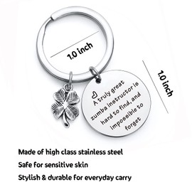 NOTHERS RSZOTW Dance Teacher Keychain Dance Keychain Dance Gift Coworker Keychain Dance Teacher Retirement Jewelry