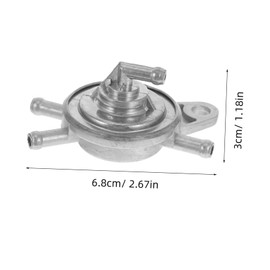 ULTECHNOVO Switch Scooter Replacement Accessories Motorcycle Replacement Accessories Scooter Pump Pump Accessories Motorcycle Valve Chinese Atv Parts Alloy Grey