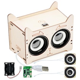 DIY Bluetooth Lautsprecher,Elektronik Baukasten Lautsprecher Bausatz Holz Experimente Wissenschaft Experimente für Kinder ab 8-12 Jahre Bluetooth-Lautsprechers Geschenk Erwachsene Jungen Mädchen
