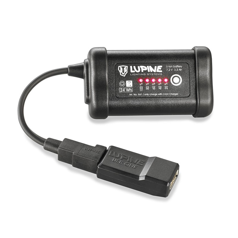 Lupine 444 Ladegerät, Schwarz, M