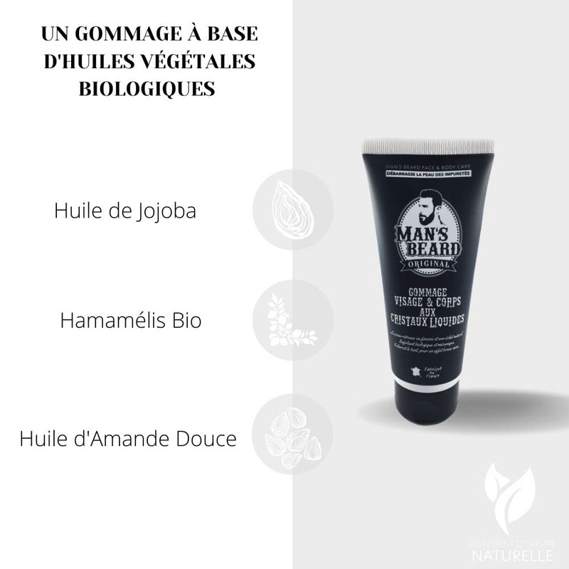 Man 'S Beard – Peeling Scrub 100 ml Face and Body in Crystals