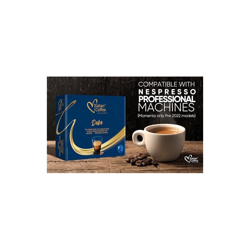 Italian Coffee for Espresso Lovers pods compatible with PRO Professional