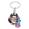 LED Turbo Keychain with Sound and Light Battery Powered Metal