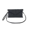 LONI Women Neat Envelope Clutch/Shoulder Bag Faux Suede