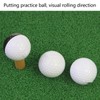 6PCS Golf Balls Synthetic Rubber Resin Putting Practice Ball for