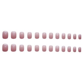 24PCS Sweet Girls Nail Tips Elegant and Temperament for Take Pictures, Wedding, Coming of Things, Parties, After-parties, False Nails Fake Nails (Pink A)