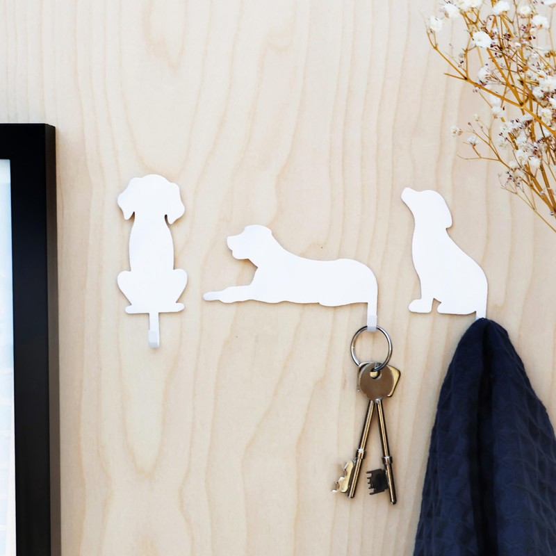 Suck UK Dog Hooks | Dog Keyholders | Novelty Gift
