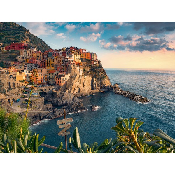 Ravensburger 16227 Cinque Terre Viewpoint - 1500 Piece Puzzle for Adults, Every Piece is Unique, Softclick Technology Means Pieces Fit Together Perfectly, Multi, 31.5" x 23.5"