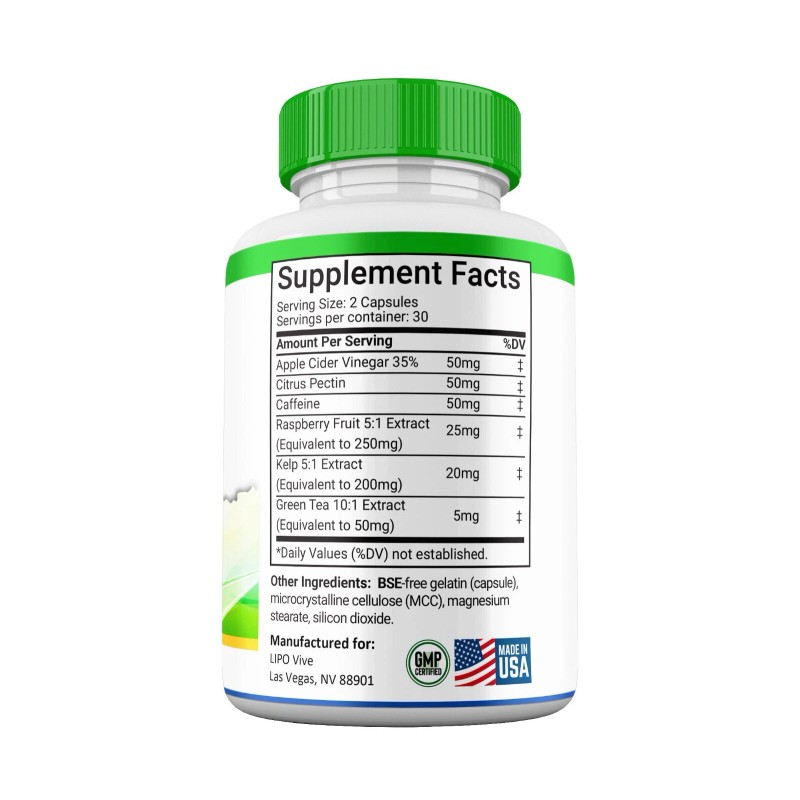 LipoVive Capsules, Max Strength, Lipo Vive Pills Premium Supplement (3