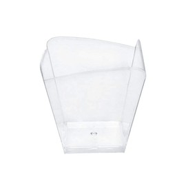 Clear Mini Square Plastic Cups - 3.5 oz (Pack of 12) - Premium Disposable Dessert & Cocktail Party Pack Perfect for Entertaining & Events
