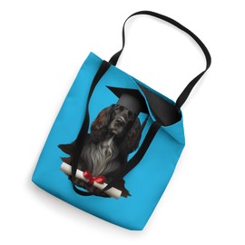 Field Spaniel Dog Graduation Cap School Graduate Owner Grad Tote Bag