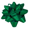 MEEDEE 4.5 inch Green Linear Glitter Gift Bow Self Adhesive