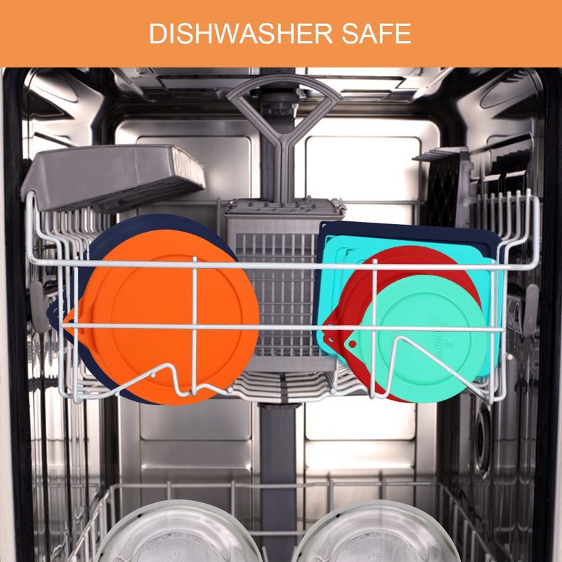 Sophico Silicone Storage Cover Lids Replacement for Anchor Hocking and