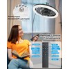 Ceiling Fans with Lights, Socket Fan Light with Remote Control,