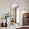 OGCAU Floor Full Length Mirror, 56"x20" Arched Full Body Mirror,