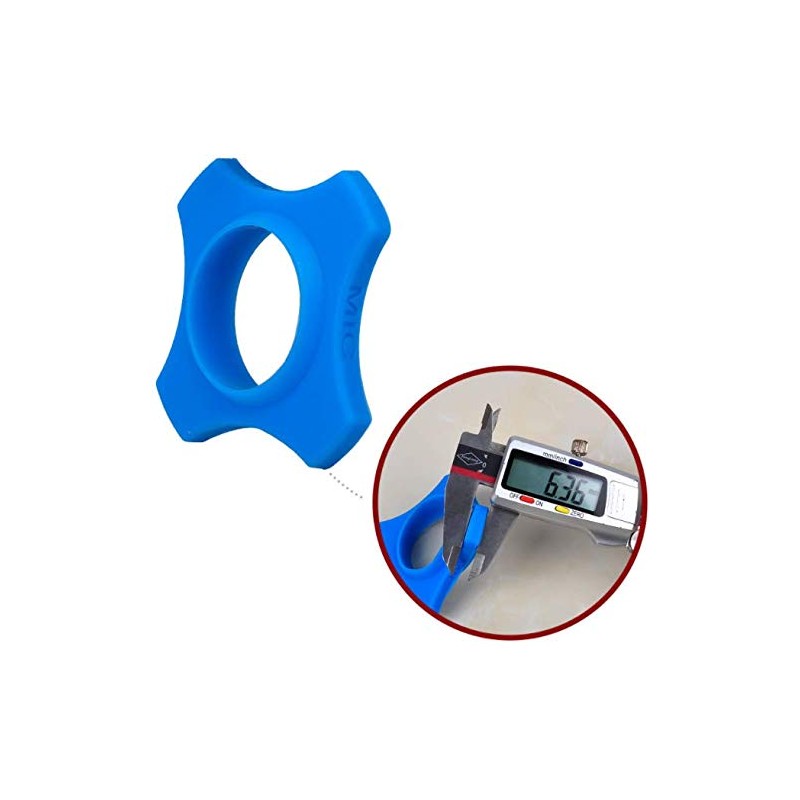 DNHCLL 4 PCS Rubber Microphone Anti-roll, Anti-Fall and Anti-Slip Sleeve