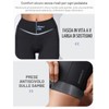BERGRISAR Pantaloncini da ciclismo imbottiti 4D da donna per bici