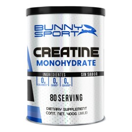 Suplemento Creatina Bunny Sport 400g 80 Servicios Polvo Natural
