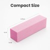 For Pro Pink Pedicure Block 100/180 Grit, 15 Count